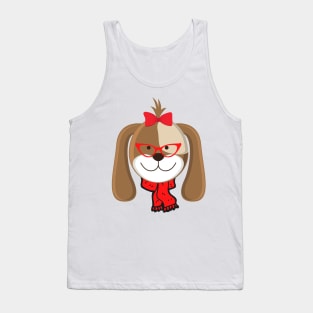 Cute Dogface Tank Top